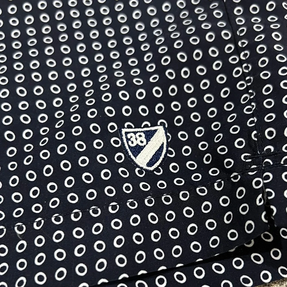 Cremieux Black Patterned Swim Shorts Size XXL